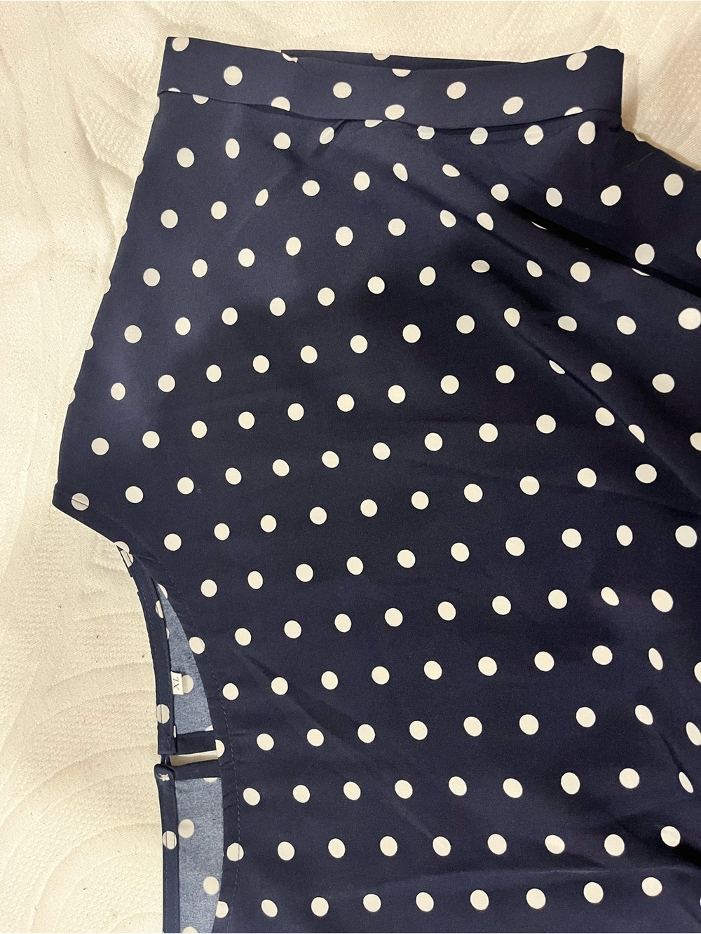 Source Unknown Navy Blue Polka Dot Jumpsuit - Picture 3 of 6